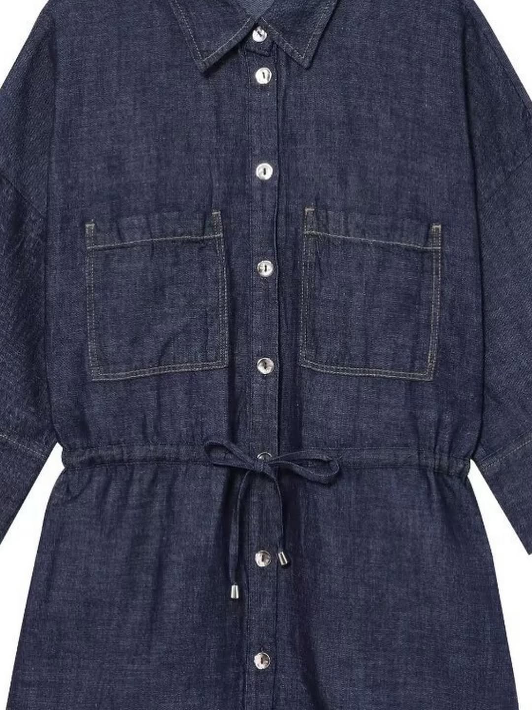 Outfit jeans chemise longue