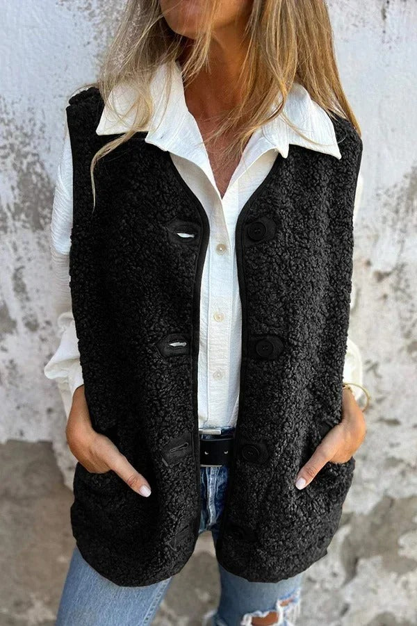 Gilet doux sans manches