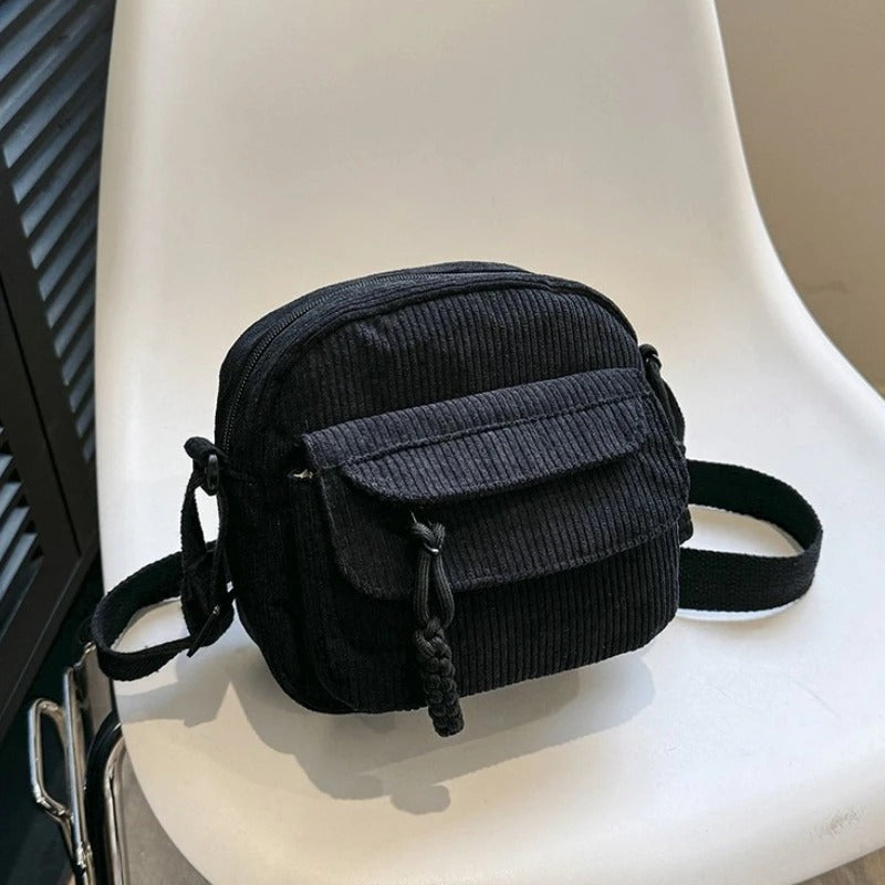 Sac en velours côtelé – Style Harajuku japonais