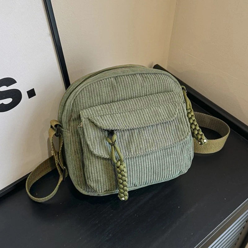 Sac en velours côtelé – Style Harajuku japonais