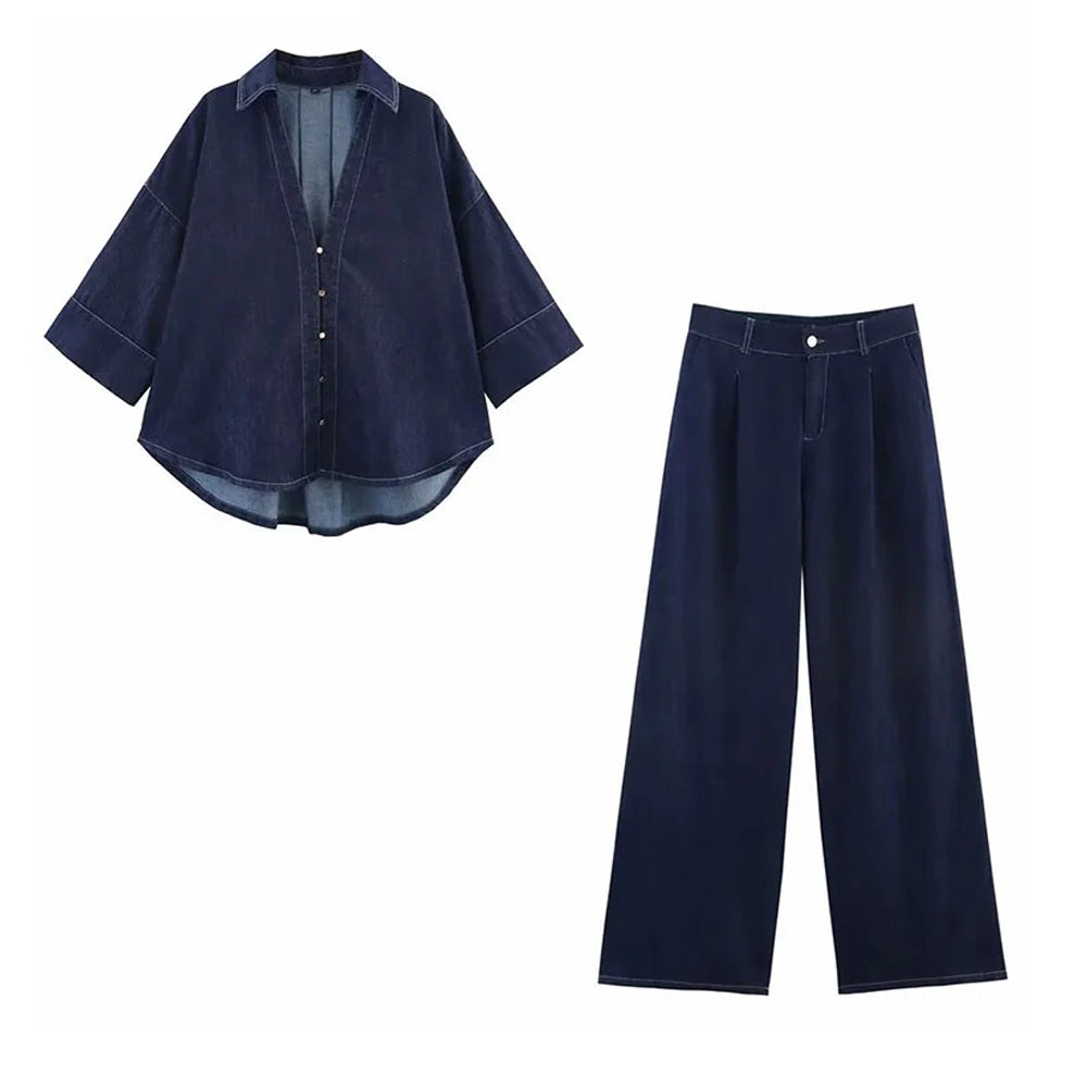 Outfit jeans chemise large