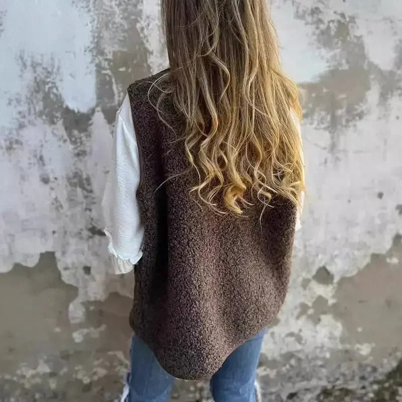 Gilet doux sans manches