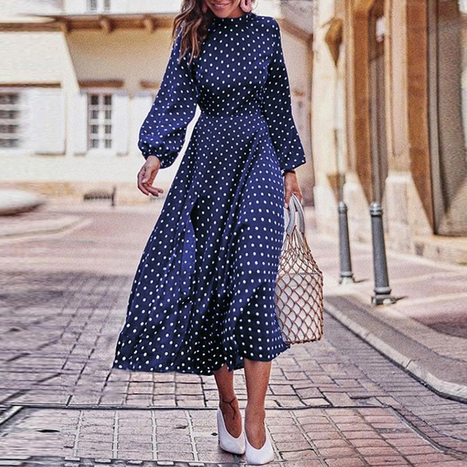 Robe à pois