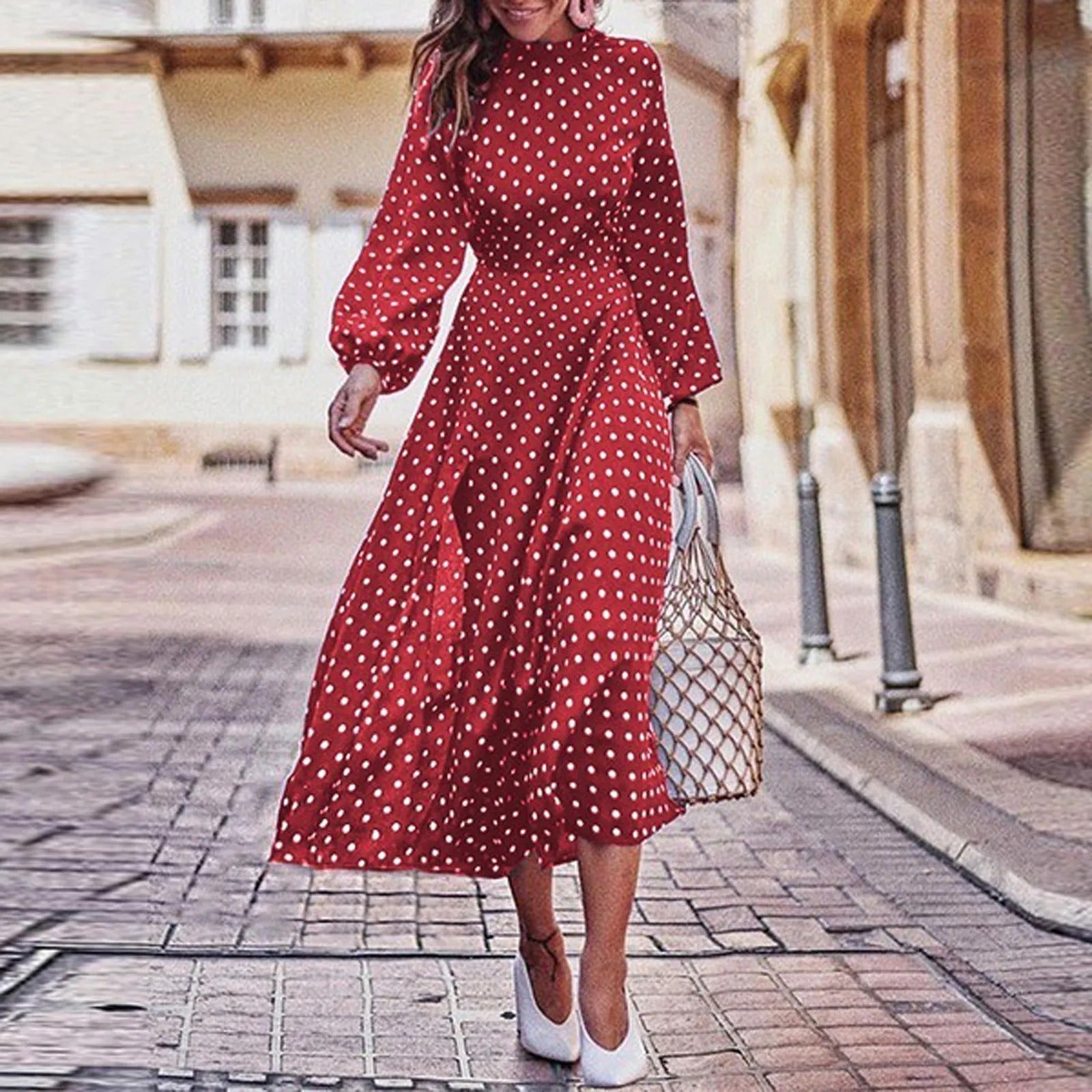 Robe à pois
