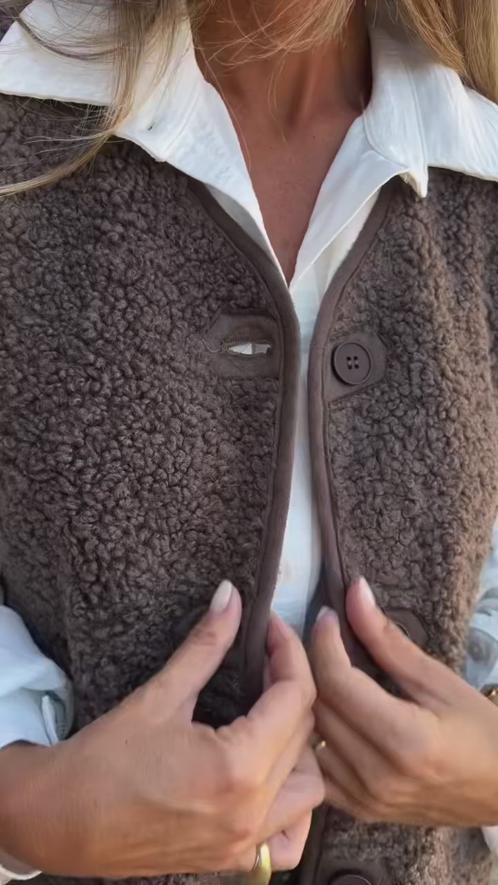 Gilet doux sans manches