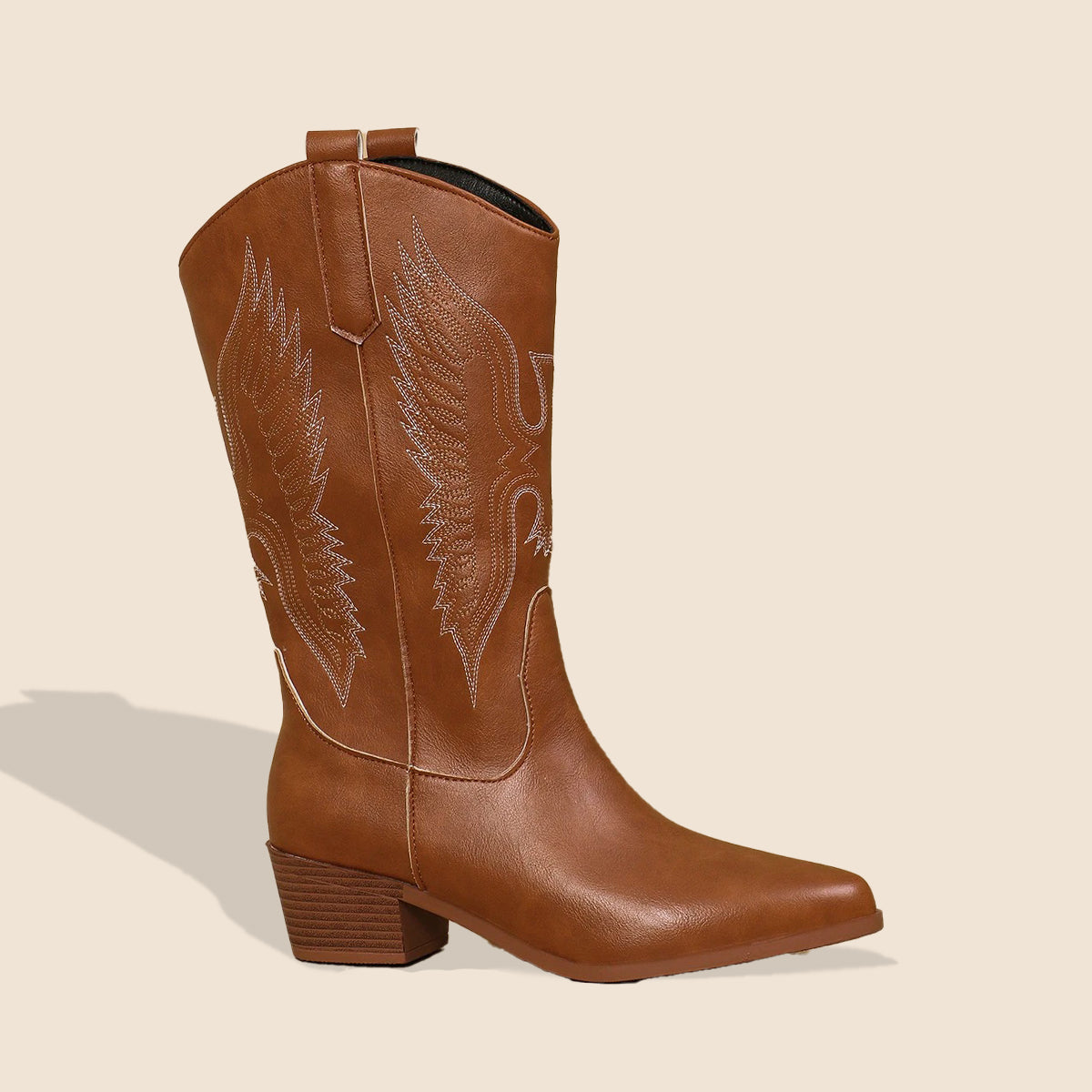 Bottes Santiags mi-mollet