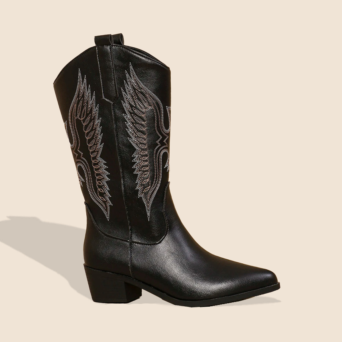 Bottes Santiags mi-mollet